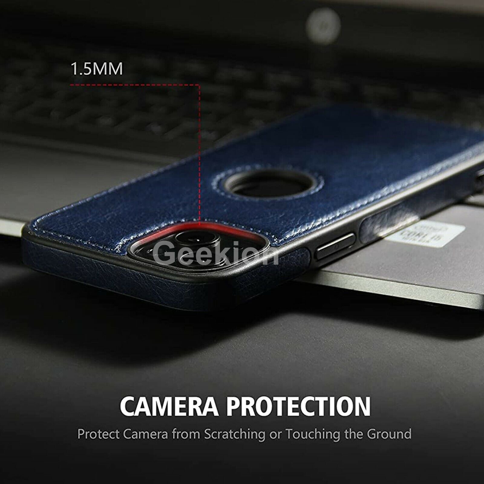 Leather Shockproof Cover for Apple iPhone 15-11 Pro