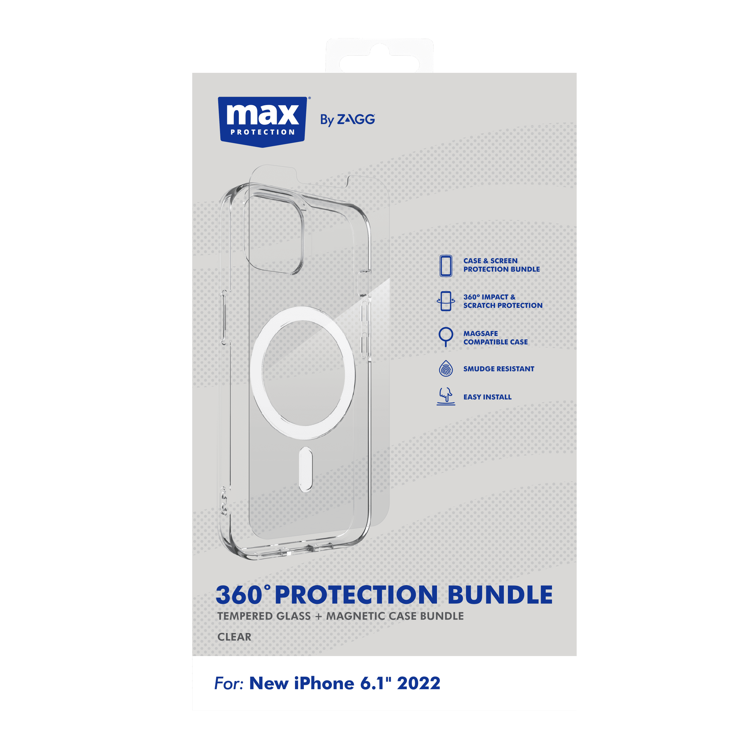 ZAGG Case + Screen Protector Bundle for iPhone 14