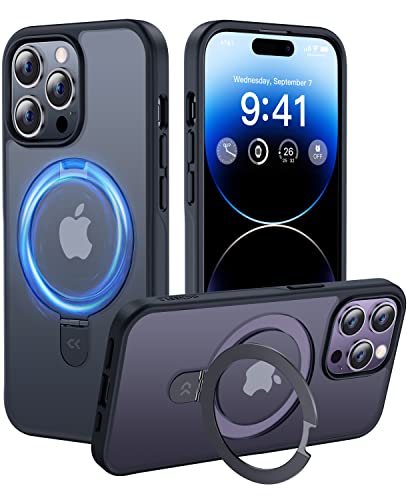 CASEKOO Magnetic Ring Stand iPhone 14 Pro Shockproof Case