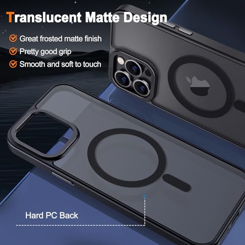 Hython Magnetic Translucent Matte iPhone 13 Pro Max Case