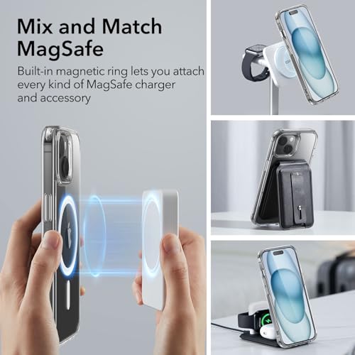 ESR MagSafe Compatible iPhone 15 Case, Military-Grade Protection