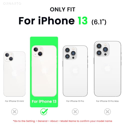 ORNARTO iPhone 13 Slim Silicone Case - Chalk Pink