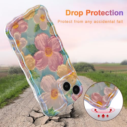 Colorful Retro Oil Painting Printed Case for iPhone 13
