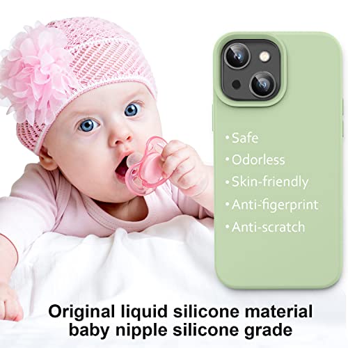 Vooii Silicone iPhone 14 Case - Matcha Green