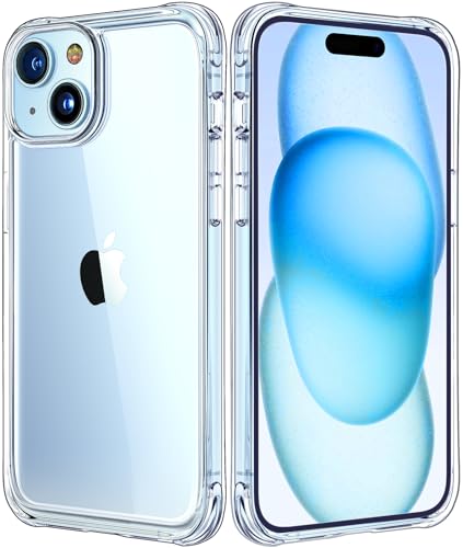 Mkeke Clear Slim Case for iPhone 15