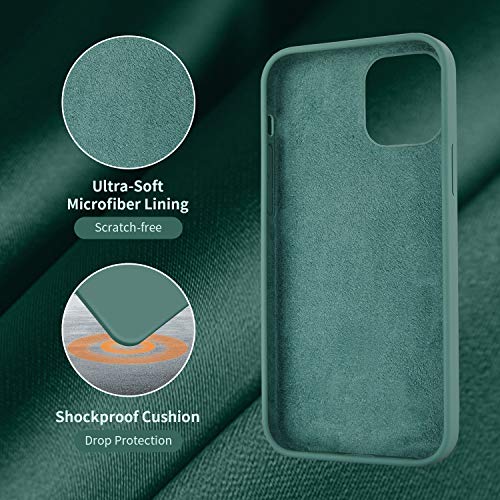 Cordking Silicone Shockproof Phone Case for iPhone 12/12 Pro