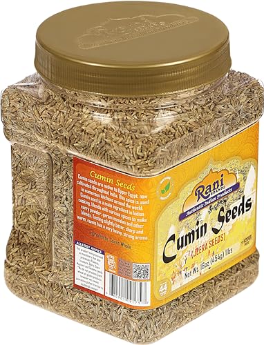 Rani Whole Cumin Seeds (Jeera) 16oz Jar