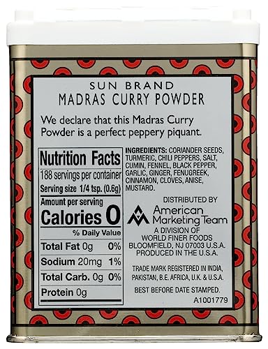 Madras Curry Powder by Sun Brands, 4 oz