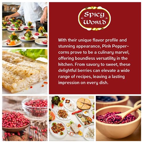 Pink Peppercorns - Premium Whole Spice 10 oz