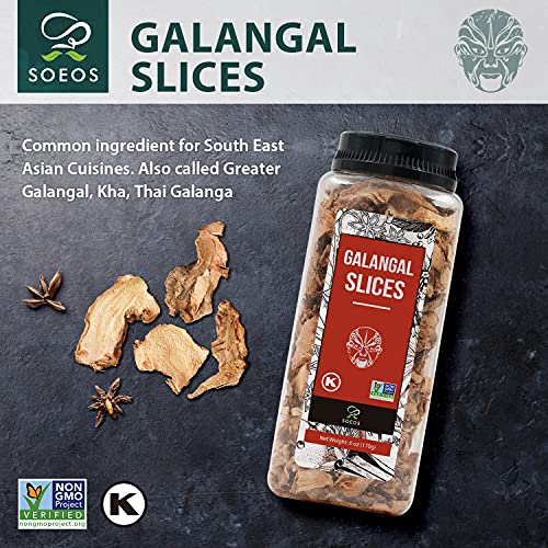 Soeos Dried Galangal Slices - Authentic Vietnamese Spice