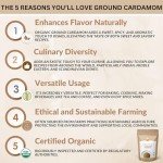 Organic Ground Cardamom Powder - 4 oz