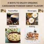 Organic Ground Cardamom Powder - 4 oz