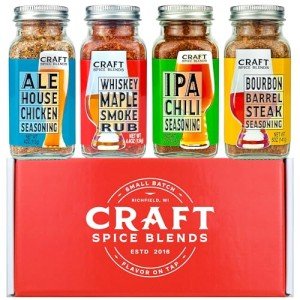 Gourmet Grilling Spice Blends 4-Pack Gift Set