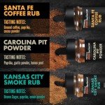 Gourmet BBQ Rubs & Spices Gift Set 3 Pack