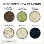 Gourmet Infused Sea Salt Sampler Set - 6 Flavors