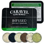 Gourmet Infused Sea Salt Sampler Set - 6 Flavors