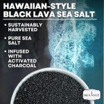 Hawaiian Black Lava Sea Salt with Charcoal