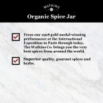 Watkins Organic Garlic Powder Spice Jar, 3.1 Oz