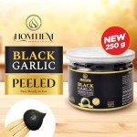 Homtiem Whole Peeled Black Garlic - 8.82oz