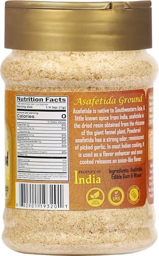 Rani Ground Asafetida (Hing) - 3.75oz Jar