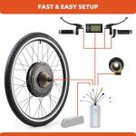 TERRADISE 26'' 1000W eBike Conversion Kit, LCD Panel