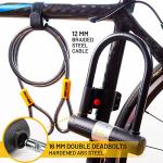 Heavy Duty Electric Bike Lock with Mount