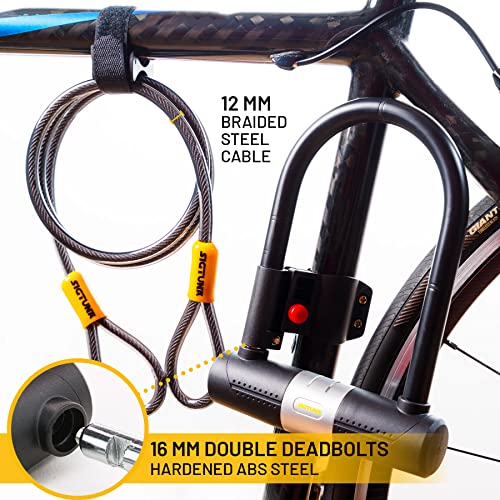 Heavy Duty Electric Bike Lock with Mount