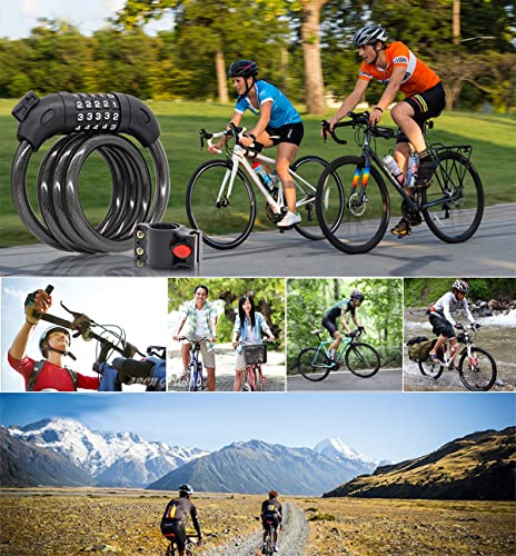 High-Security 5-Digit Bicycle Combination Lock
