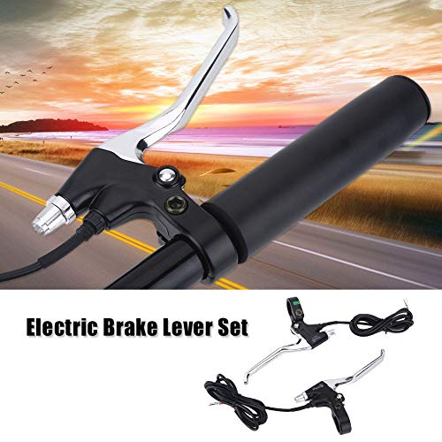 Universal E-Bike Brake Lever Replacement (Black + Silver)