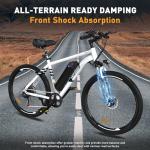 HITWAY E-Mountain Bike: 7-Speed E-Bike, 35-90km Range