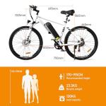 HITWAY E-Mountain Bike: 7-Speed E-Bike, 35-90km Range