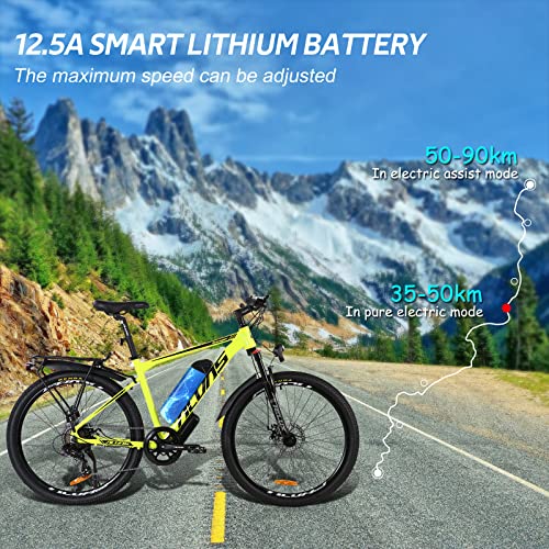 TAOCI Adult Electric Bike, 26" 36V Magnesium Alloy