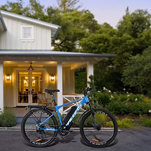 Hyuhome Aluminum Alloy Ebike Bicycle (26", blue)