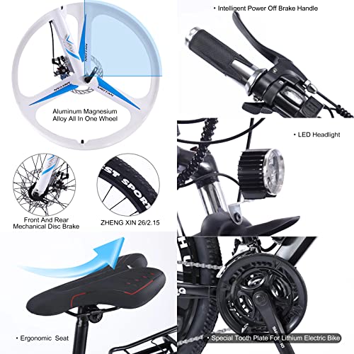 26" Hyuhome Electric Bikes for All Terrain