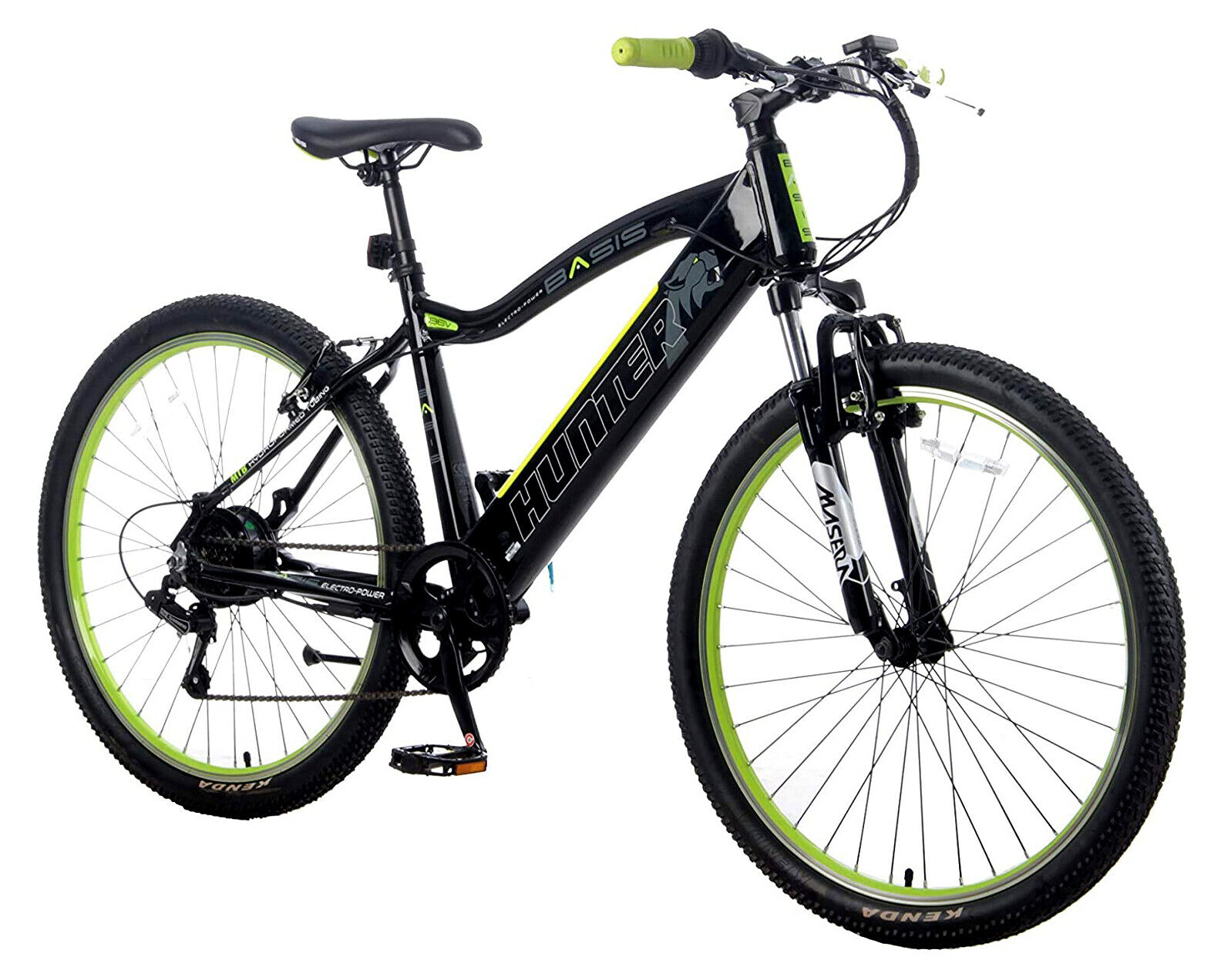 Hunter e-MTB: Powerful Electric Mountain Bike, Integrated Lithium