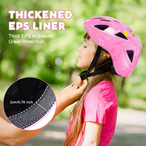 Lightweight Adjustable Kids Bike Helmet by KUYOU