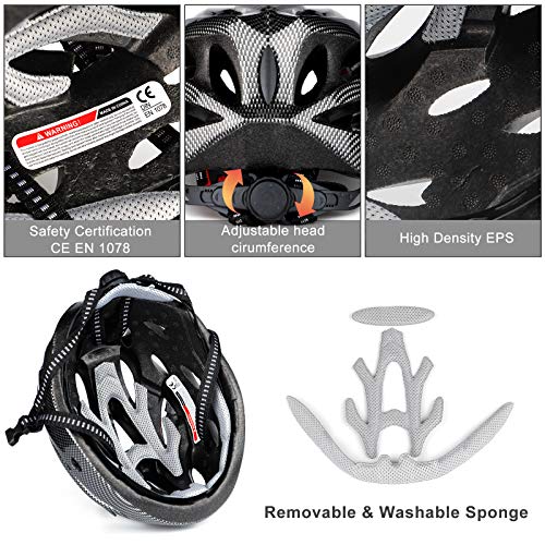 Lightweight Adjustable Cycle Helmet for Adults