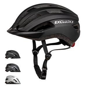 Exclusky MTB Road Cycling Bike Helmet with Light