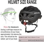 Exclusky MTB Road Cycling Bike Helmet with Light
