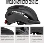 Exclusky MTB Road Cycling Bike Helmet with Light