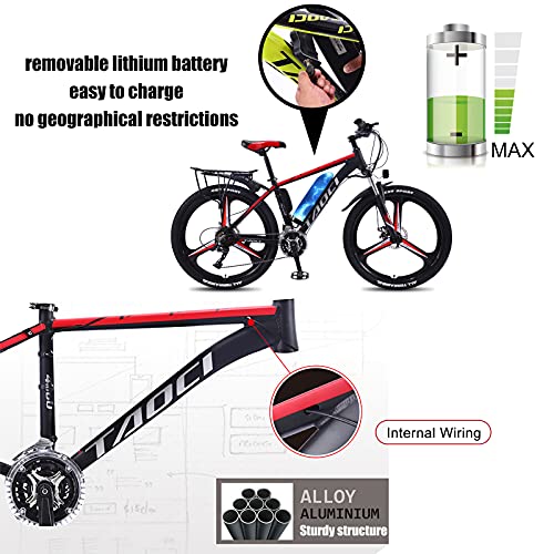 TAOCI 26" Men's Electric Mountain Bike