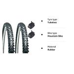 Electric Mountain Bike Tyres with Tubes (Pair)