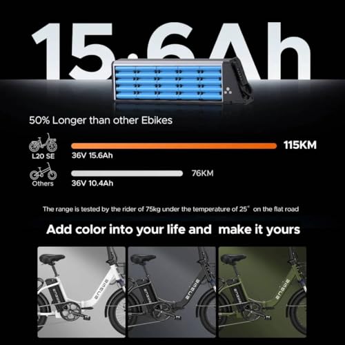 ENGWE Folding Electric Bike 7-Speed Ebike 20