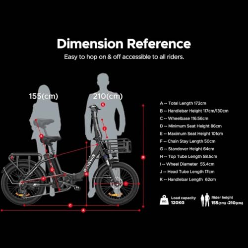 ENGWE Folding Electric Bike 7-Speed Ebike 20