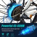 Hyuhome 2022 26" E-Bike for Women Adult (White)