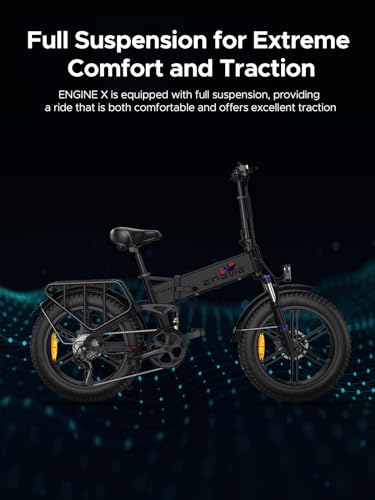 ENGWE Folding E-Bike, 250W, 20"×4.0", 48V 13Ah