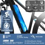 Hyuhome 27.5" Electric City Bike E-MTB, 36V 12.5Ah