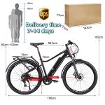 Hyuhome 27.5" Electric City Bike E-MTB, 36V 12.5Ah