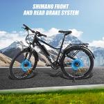 Hyuhome 27.5" Electric City Bike E-MTB, 36V 12.5Ah