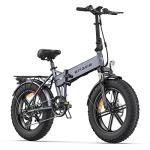ENGWE Folding Electric Bike, All Terrain Fat Tires, 7-Speed